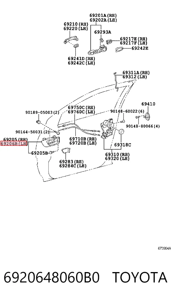  6920648060B0 Toyota