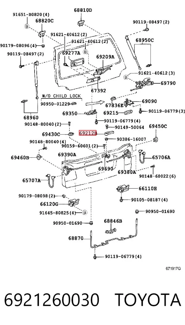  6921260030 Toyota
