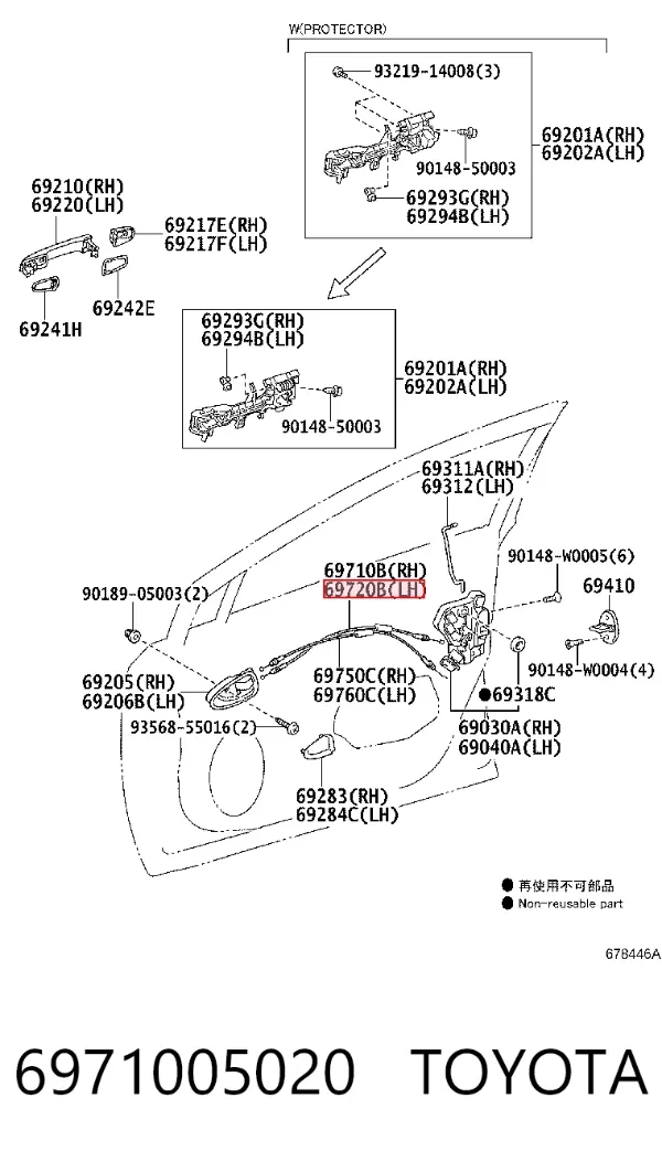  6971005020 Toyota