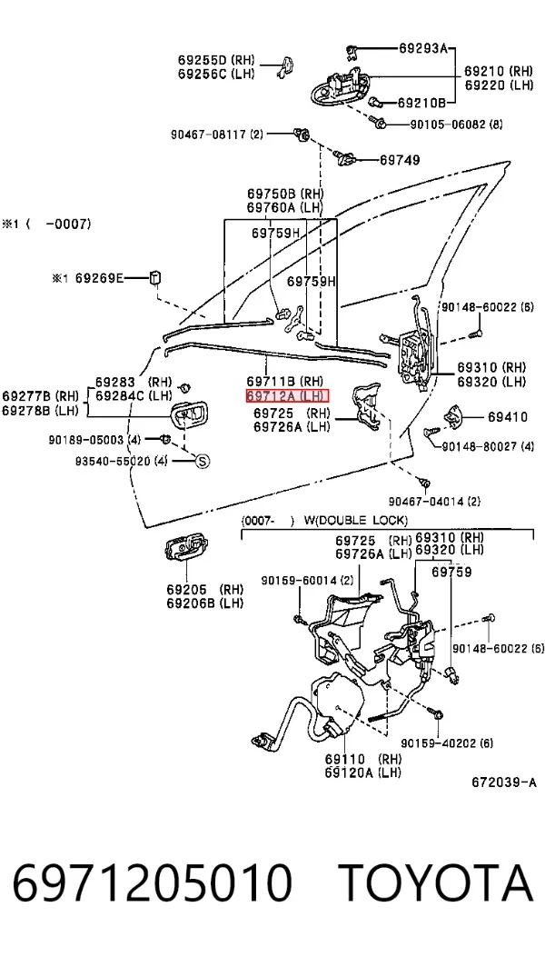  6971205010 Toyota