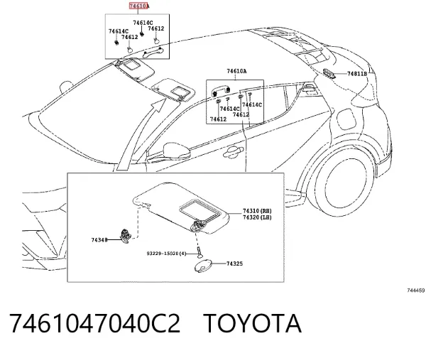  7461047040C2 Toyota