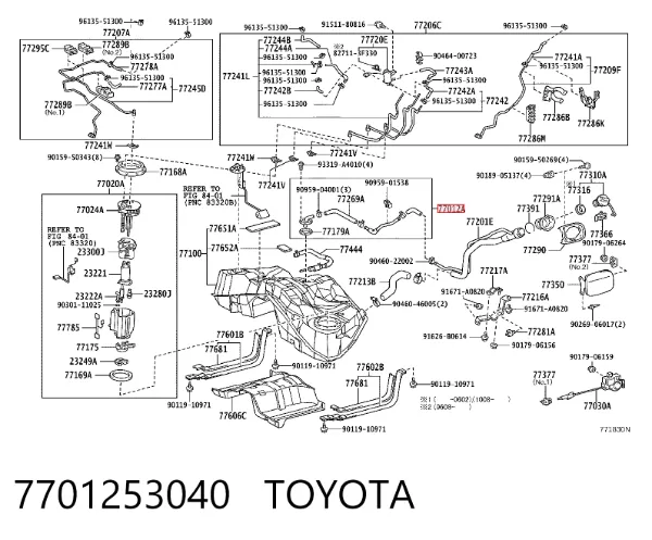  7701253040 Toyota