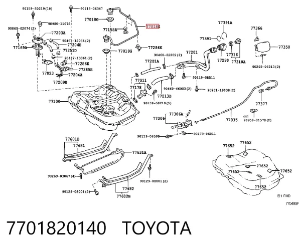  7701820140 Toyota