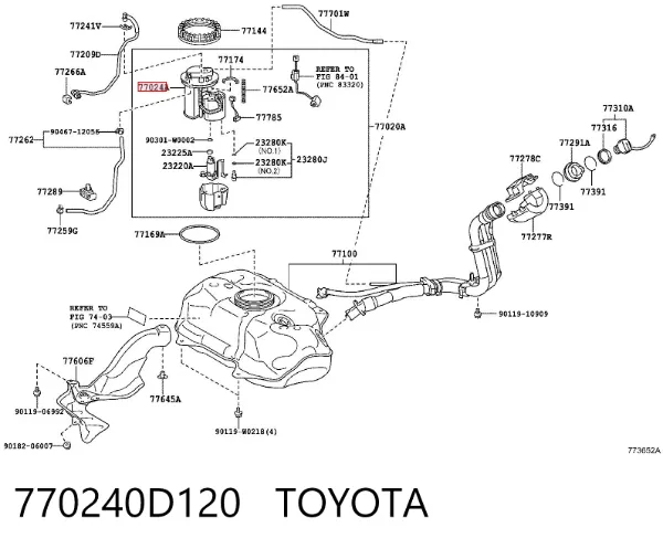  770240D120 Toyota