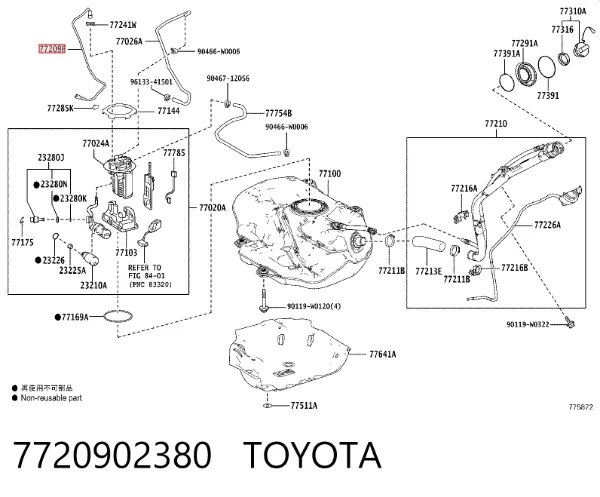  7720902380 Toyota