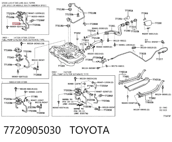  7720905030 Toyota