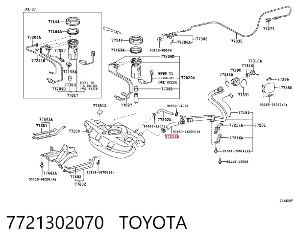 7721302070 Toyota