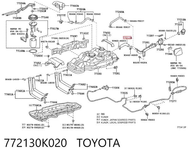  772130K020 Toyota