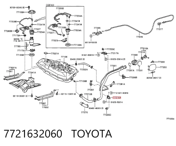  7721632060 Toyota