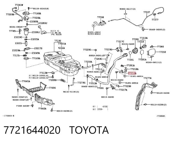  7721644020 Toyota