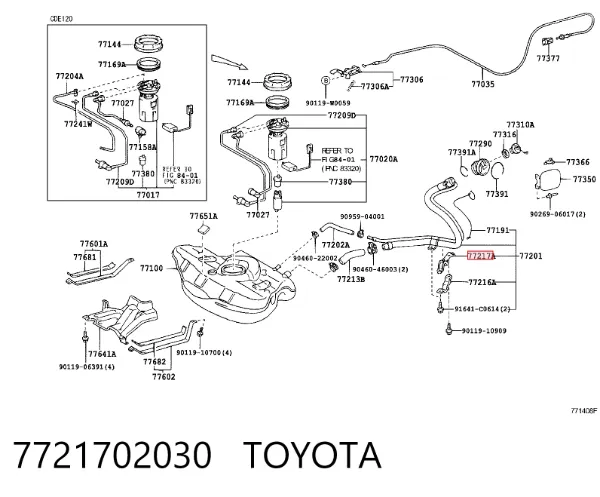  7721702030 Toyota