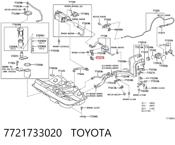  7721733020 Toyota