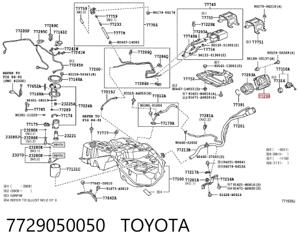  7729050050 Toyota
