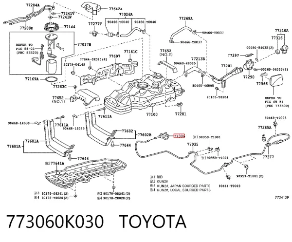  773060K030 Toyota