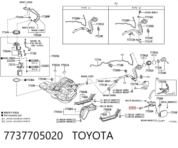  7737705020 Toyota