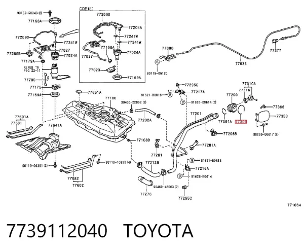  7739112040 Toyota