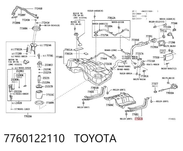  7760122110 Toyota