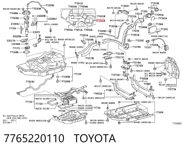  7765220110 Toyota