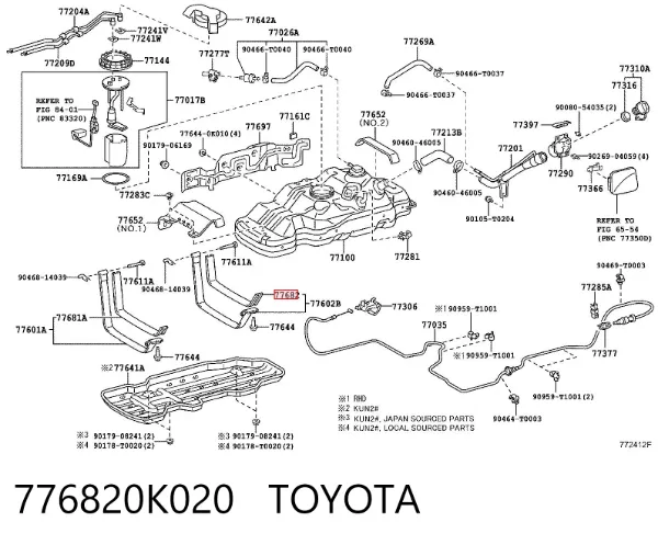  776820K020 Toyota