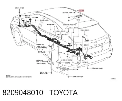 Eje trasero completo TOYOTA 8209048010