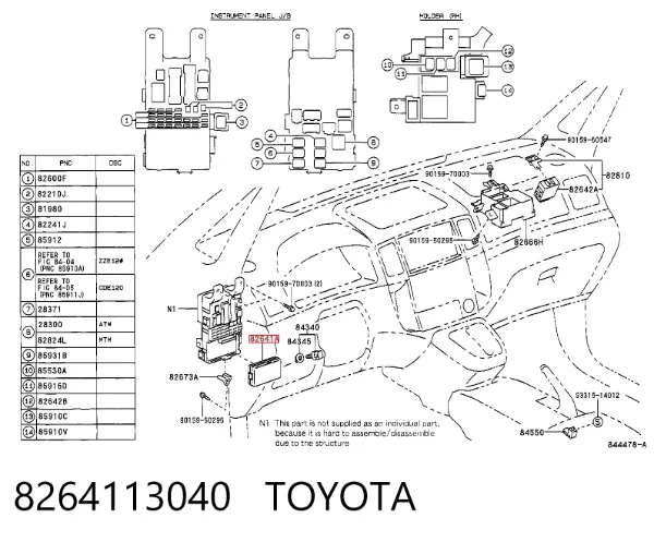  8264113040 Toyota