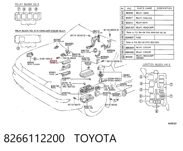  8266112200 Toyota