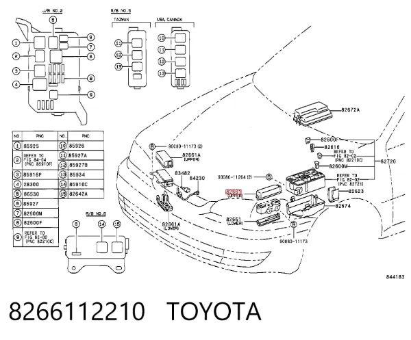  8266112210 Toyota
