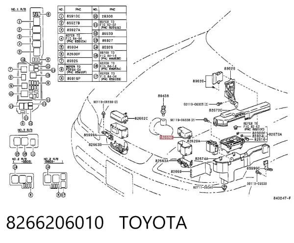  8266206010 Toyota