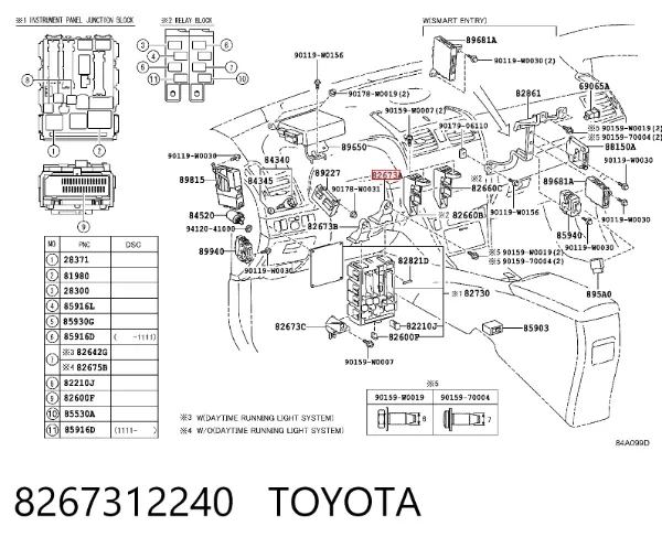  8267312240 Toyota