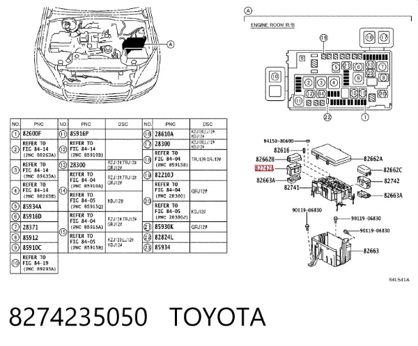  8274235050 Toyota