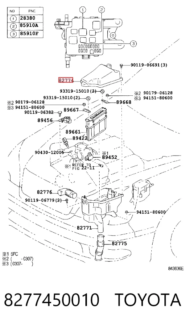  8277450010 Toyota