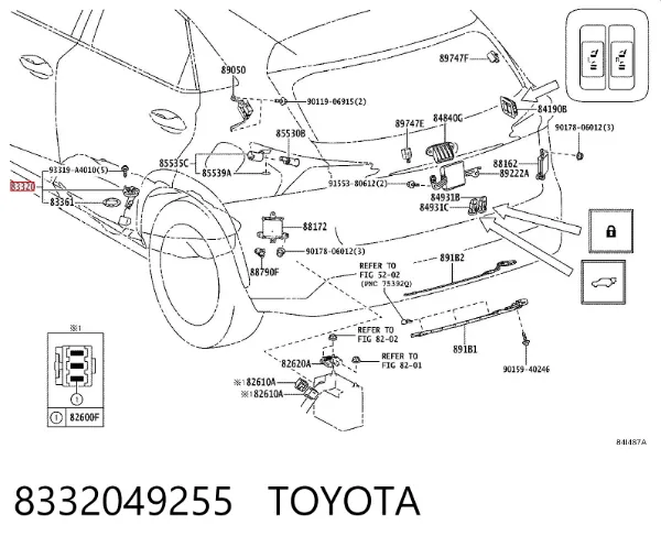 Aforador 8332049255 Toyota