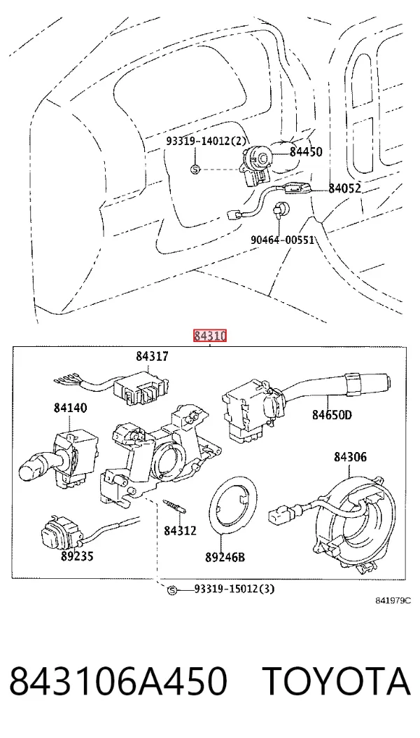  843106A450 Toyota