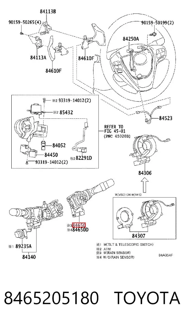  8465205180 Toyota