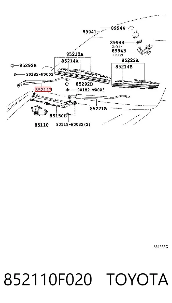  852110F020 Toyota