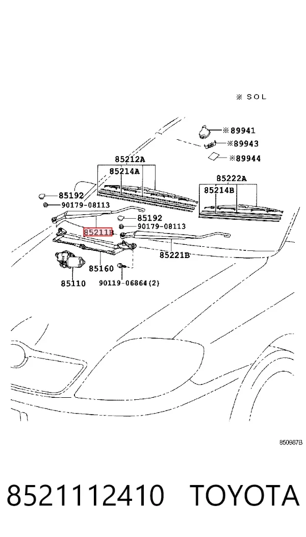  8521112410 Toyota