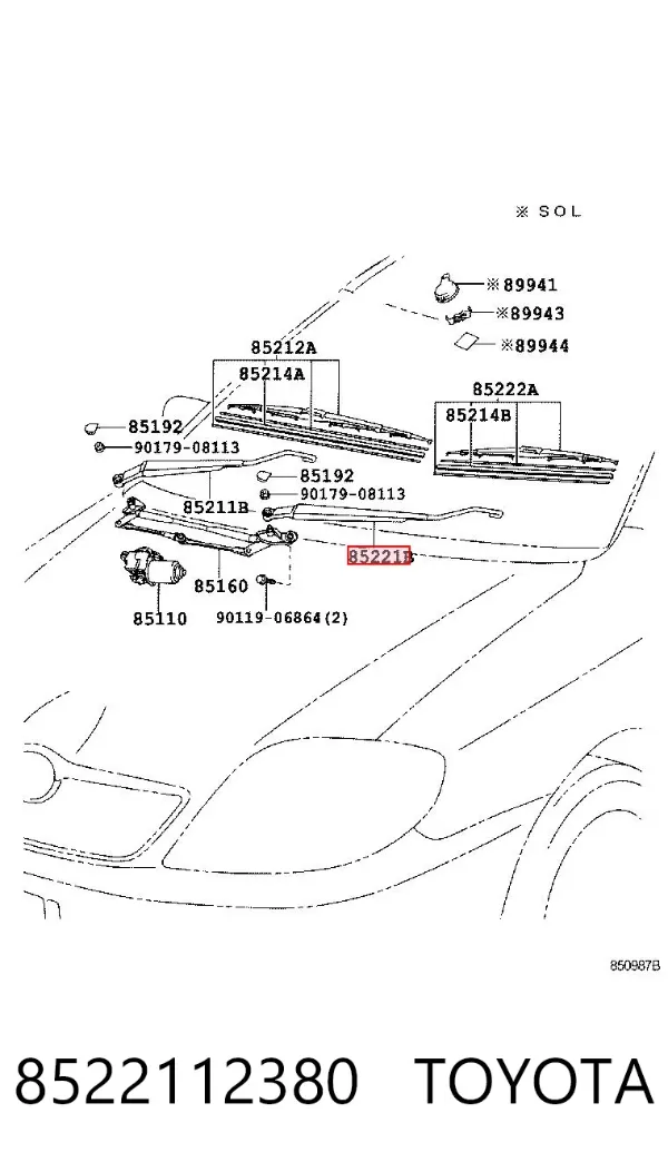  8522112380 Toyota