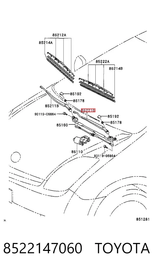  8522147060 Toyota