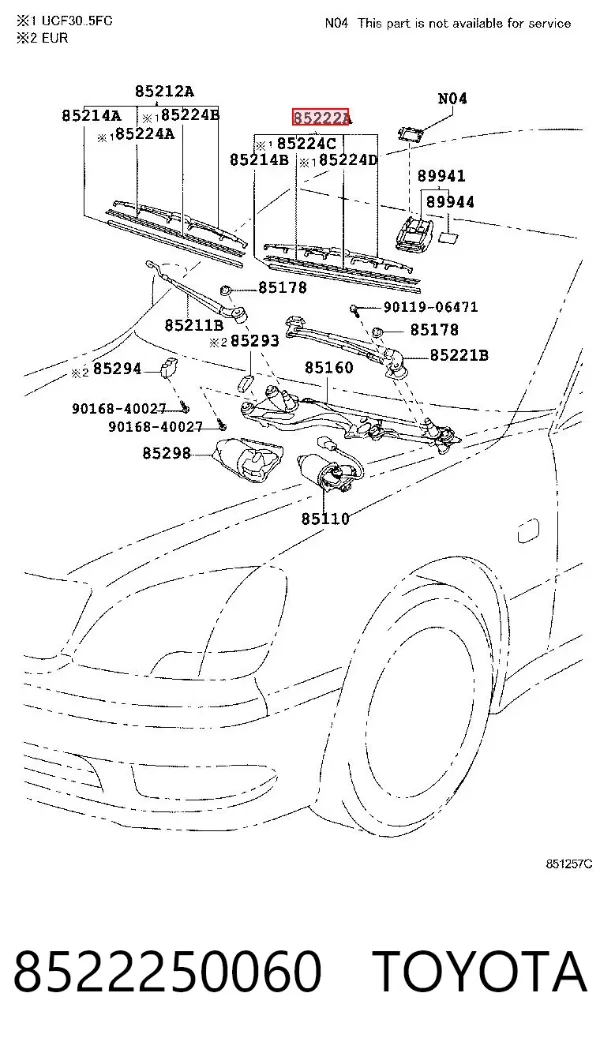  8522250060 Toyota
