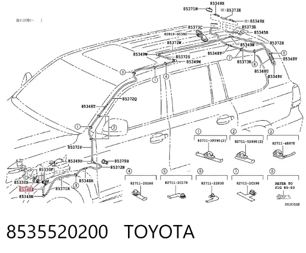  8535520200 Toyota