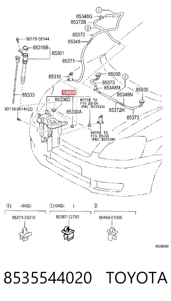  8535544020 Toyota