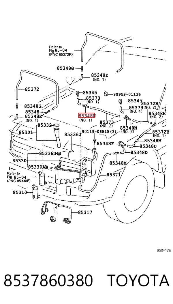  8537860380 Toyota