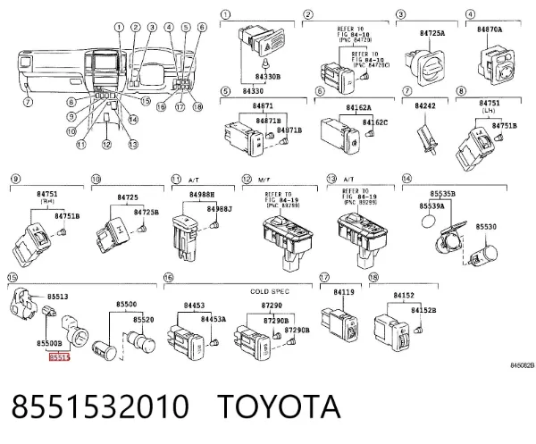  8551532010 Toyota
