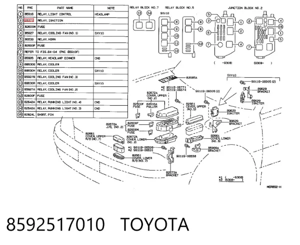  8592517010 Toyota