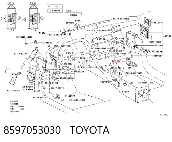  8597053030 Toyota