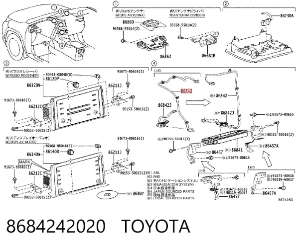  8684242020 Toyota