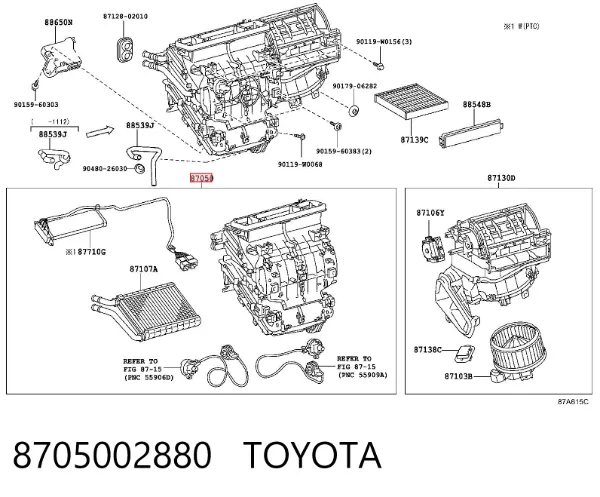  8705002880 Toyota