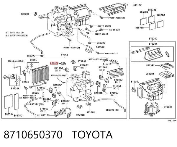  8710650370 Toyota