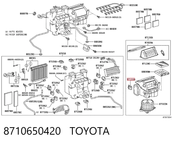  8710650420 Toyota