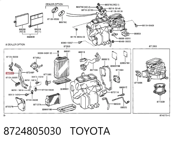  8724805030 Toyota
